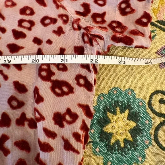 Rag & Bone Pink Patterned Blouse - Picture 6 of 9